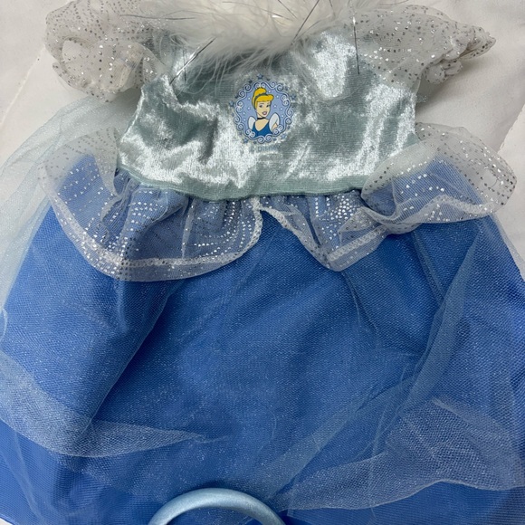 DISNEY STORE SWEETHEARTS CINDERELLA OUTFIT FITS MOST 18" DOLL & HEADBAND - Picture 3 of 5